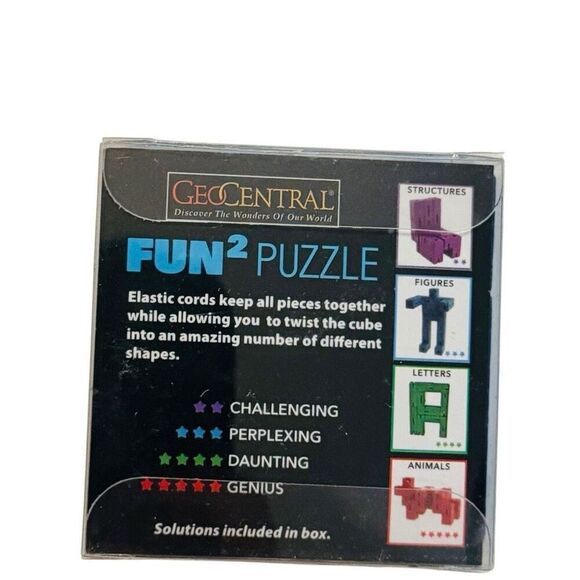 GeoCentral Fun 2 Puzzle - Educational shape shifting puzzle - New - Picture 3 of 3